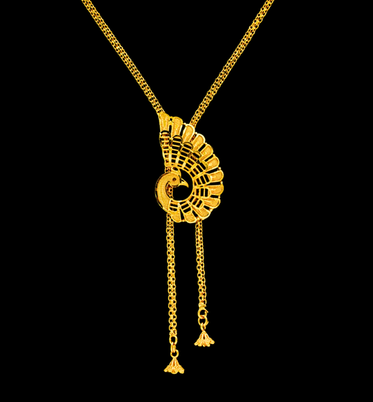 Peacock Grace - Stylized Pendant Set