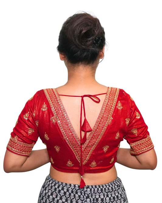 Lalima Zari Silk Blouse