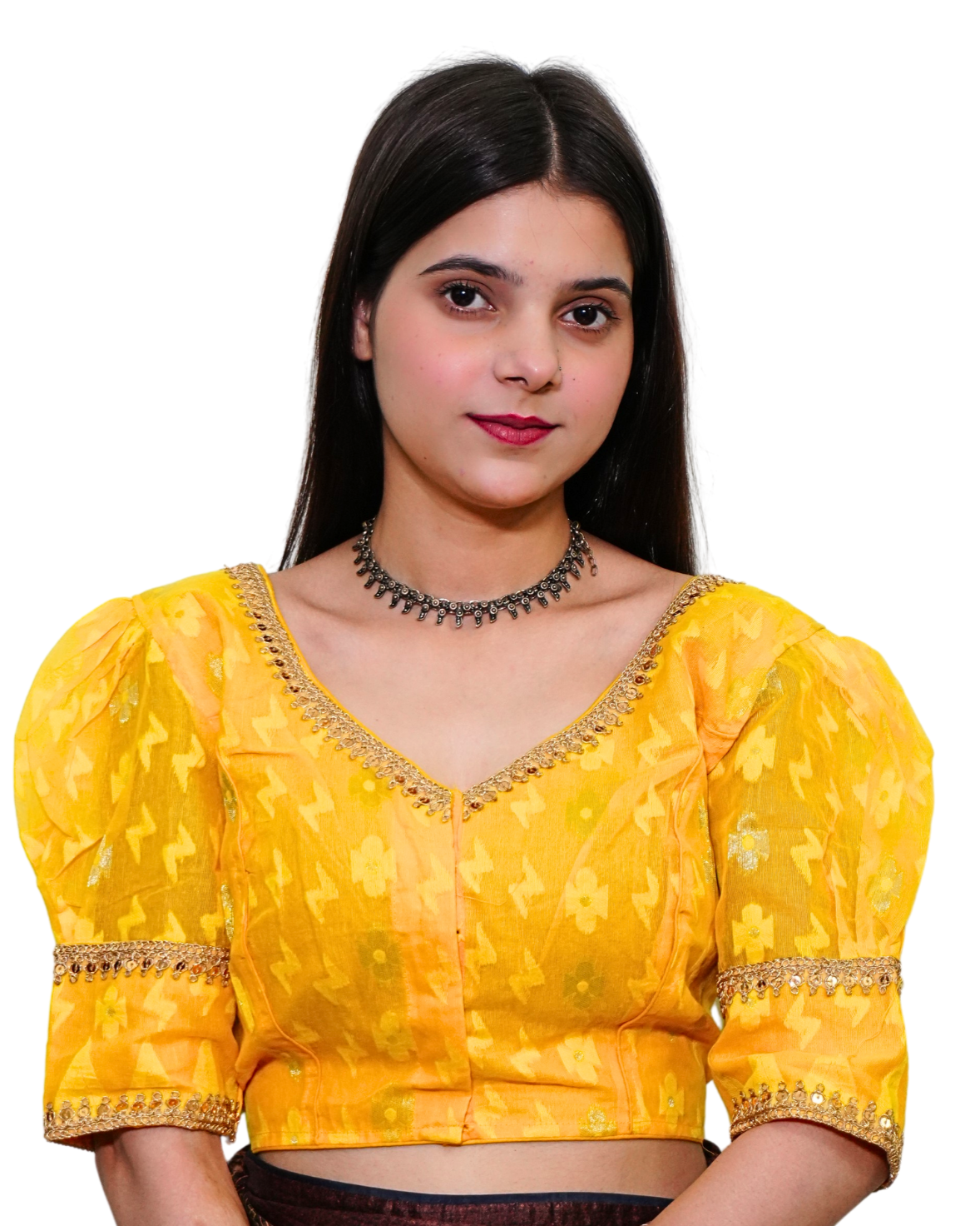 Marigold Puff-Sleeve Blouse