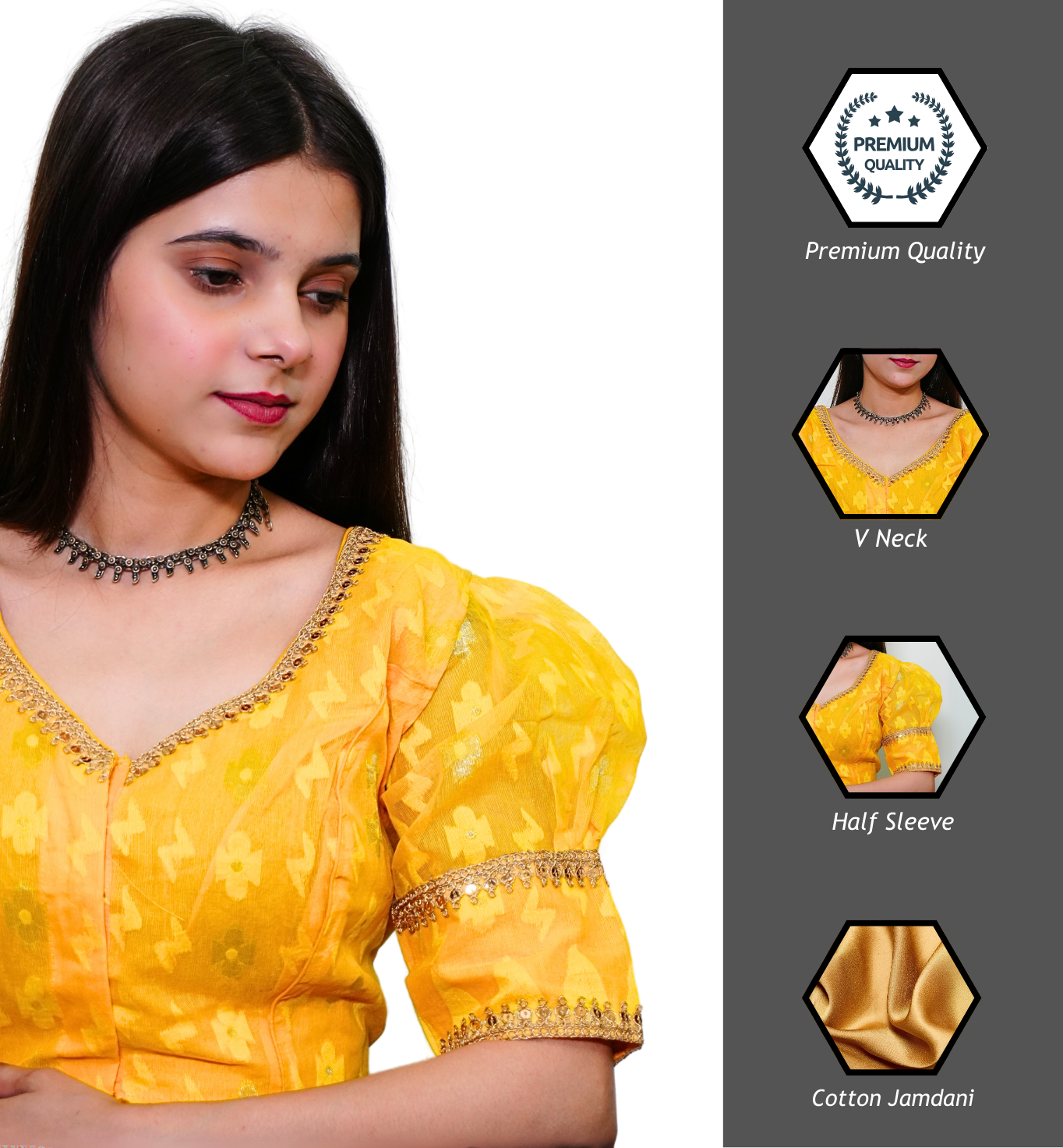 Marigold Puff-Sleeve Blouse