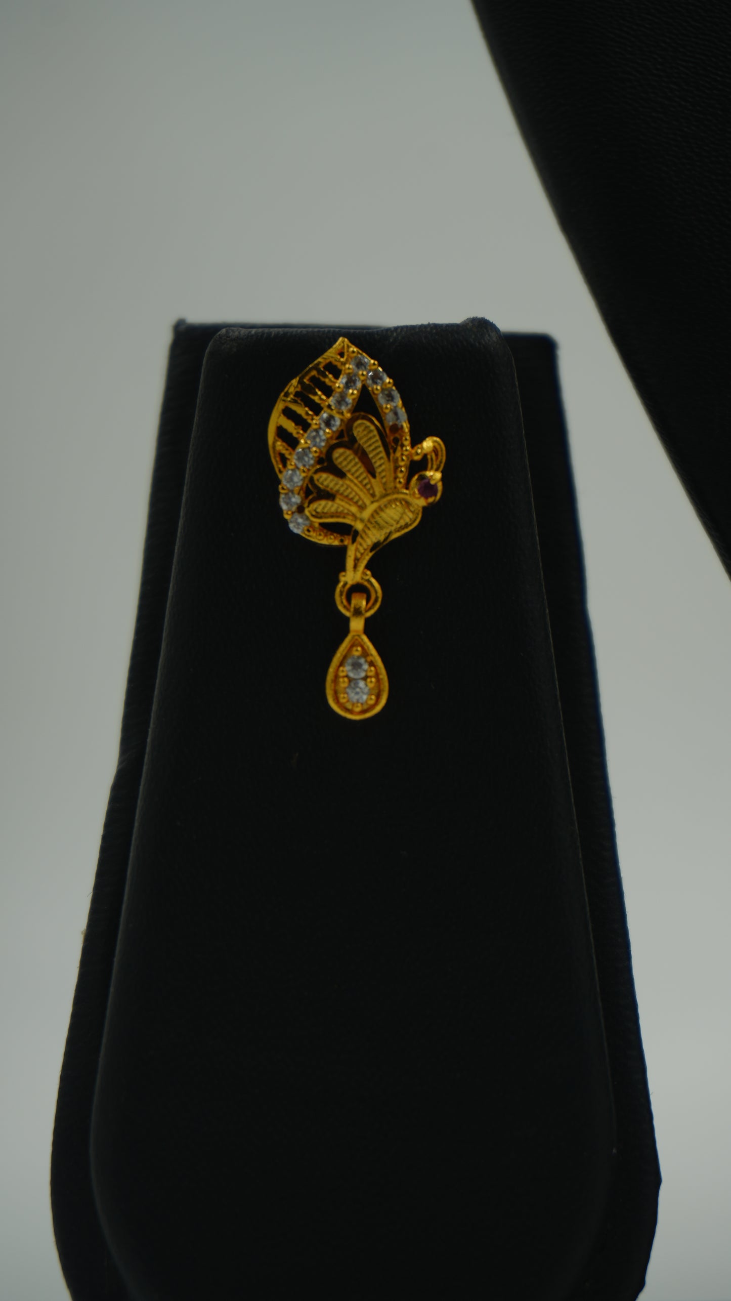 Butterfly Gold-Tone Pendant Set
