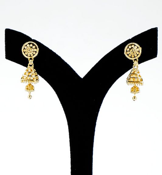 Vedhika Layered Jhumkas