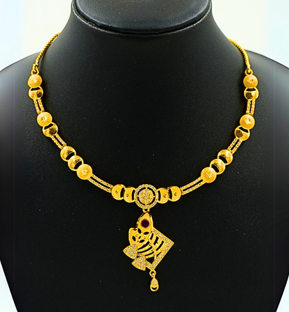 Golden Mirage Pendant Set