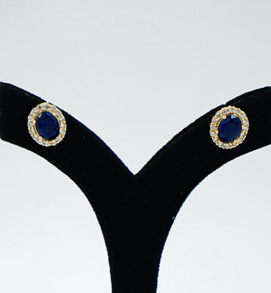 Midnight Halo Studs